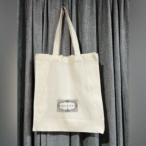 Gucci Ivory Cotton tote bag